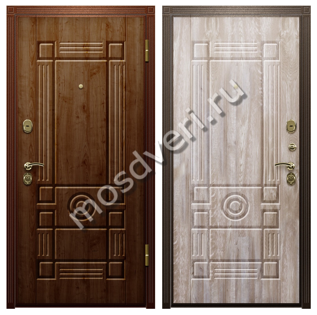 Утепленная входная дверь в дом МДФ с двух сторон - купить от производителя Мосдвери Утепленная входная дверь в дом МДФ с двух сторон